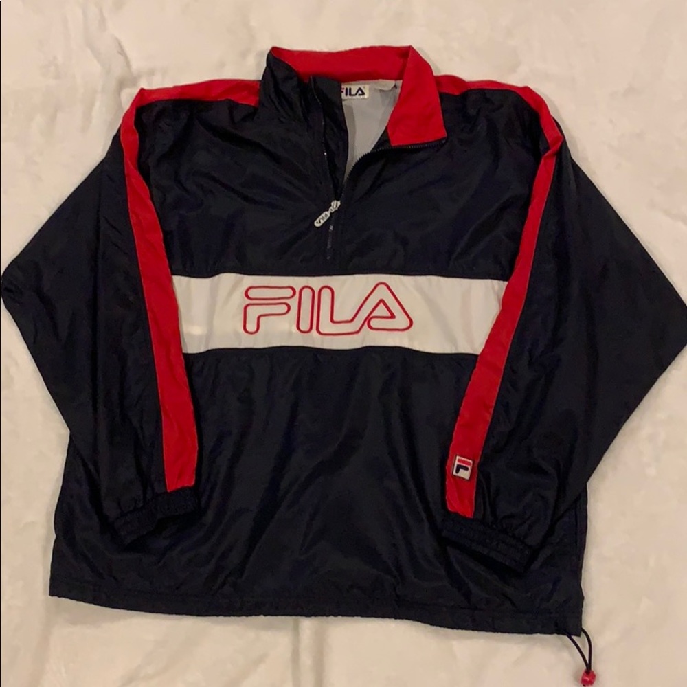 Vintage FILA Pullover Windbreaker Jacket